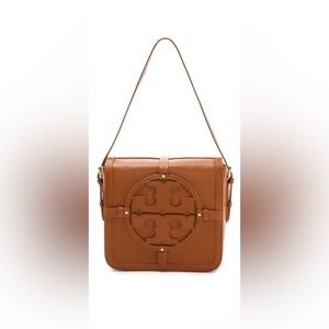 Tory Burch Tan Leather Shoulder Bag